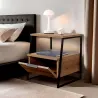 Table de chevet avec rangements Pal