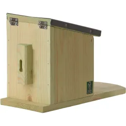 Mangeoire ecureuil en bois et zinc