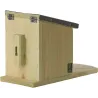 Mangeoire ecureuil en bois et zinc