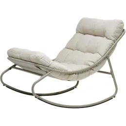 Fauteuil à bascule avec coussin rembourré Relax