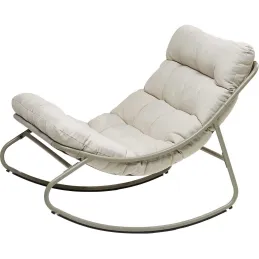 Fauteuil à bascule avec coussin rembourré Relax
