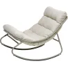 Fauteuil à bascule avec coussin rembourré Relax