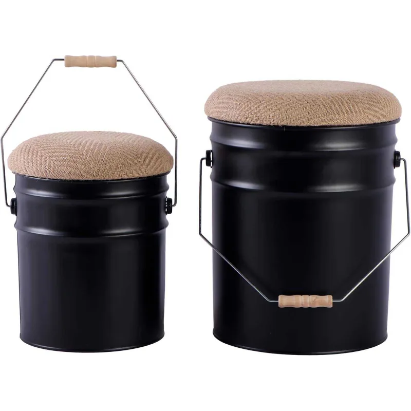 Ensemble de 2 tabourets Buckets