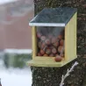 Mangeoire ecureuil en bois et zinc