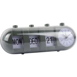 Réveil Retro Tube Calendar Flip