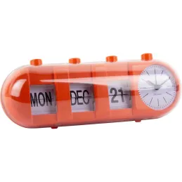Réveil Retro Tube Calendar Flip