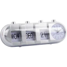 Réveil Retro Tube Calendar Flip