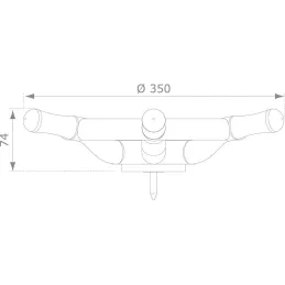 Volant bateau en polypropylène