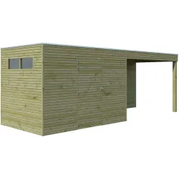 Abri de jardin traité 300 x 210 cm Qube