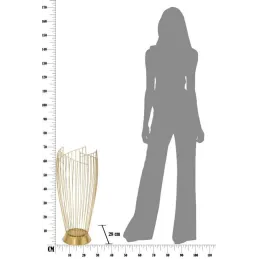 Porte parapluie en métal doré Fashion 28 x 69 cm