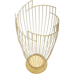 Porte parapluie en métal doré Fashion 28 x 69 cm