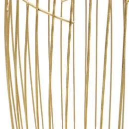 Porte parapluie en métal doré Fashion 28 x 69 cm
