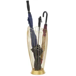 Porte parapluie en métal doré Fashion 28 x 69 cm