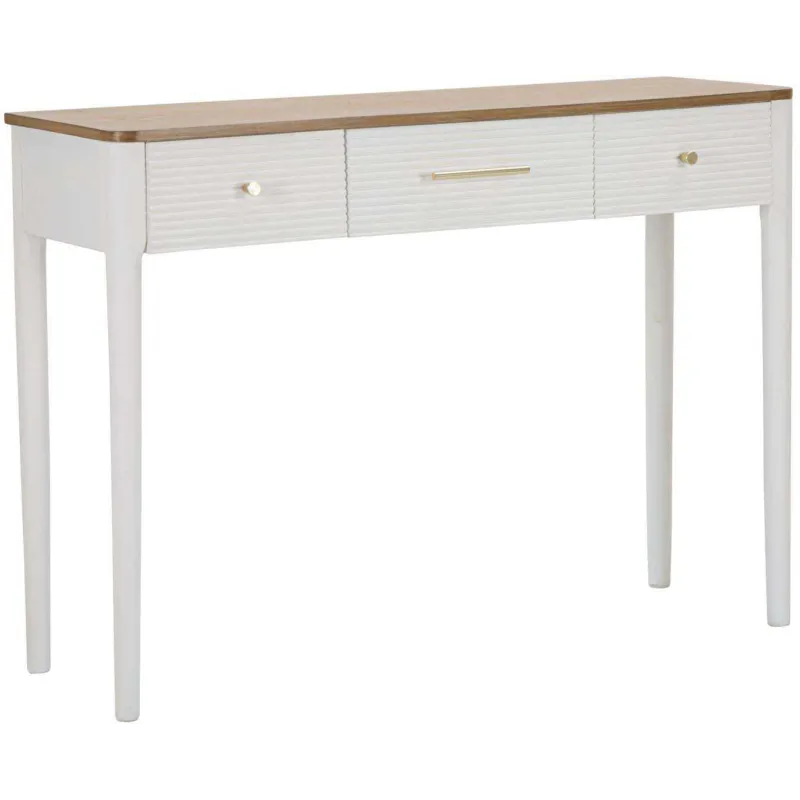 Console en bois avec tiroirs Matera 107 x 37 x 80 cm