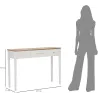 Console en bois avec tiroirs Matera 107 x 37 x 80 cm