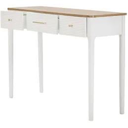 Console en bois avec tiroirs Matera 107 x 37 x 80 cm