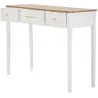 Console en bois avec tiroirs Matera 107 x 37 x 80 cm