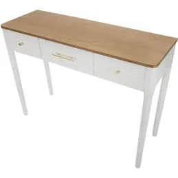 Console en bois avec tiroirs Matera 107 x 37 x 80 cm