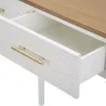 Console en bois avec tiroirs Matera 107 x 37 x 80 cm