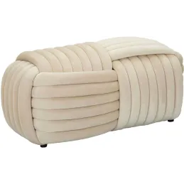 Banc en tissu Softy 90 x 45 x 45 cm