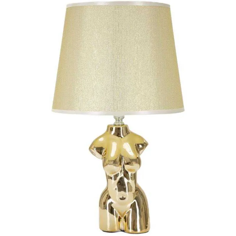 Lampe à poser en céramique Buste glam