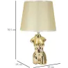 Lampe à poser en céramique Buste glam