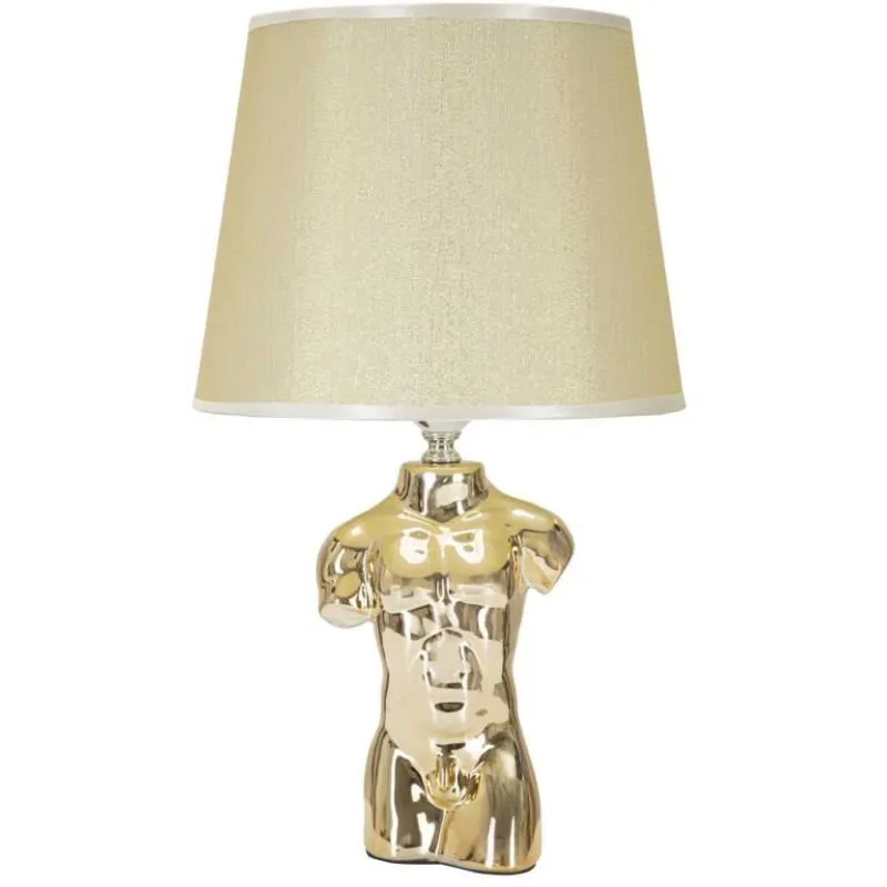 Lampe à poser en céramique Buste glam