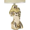Lampe à poser en céramique Buste glam