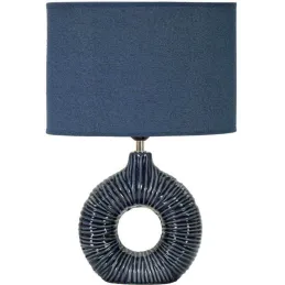 Lampe à poser en céramique Seta 28.5 x 15 x 43 cm