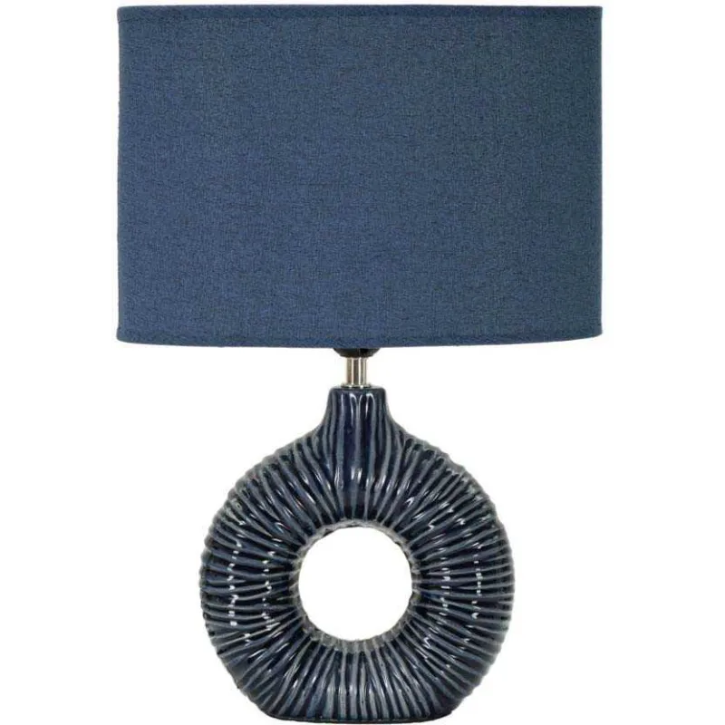 Lampe à poser en céramique Seta 28.5 x 15 x 43 cm