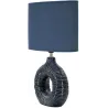 Lampe à poser en céramique Seta 28.5 x 15 x 43 cm