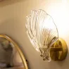 Applique murale en verre Shell 20 x 14 x 22 cm
