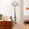 Decoration murale en métal Citation