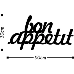 Decoration murale en métal Citation