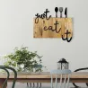 Décoration murale en bois et métal Citation