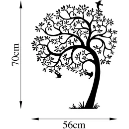 Décoration murale en métal Nature
