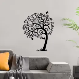 Décoration murale en métal Nature