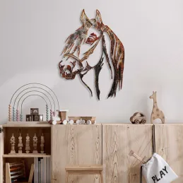 Décoration murale en métal Animal