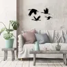 Décoration murale en métal Oiseaux