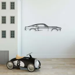 Décoration murale en métal Voiture