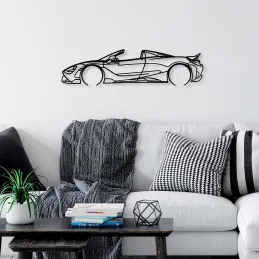 Décoration murale en métal Voiture
