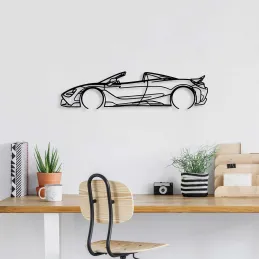 Décoration murale en métal Voiture