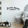 Décoration murale en métal Voiture