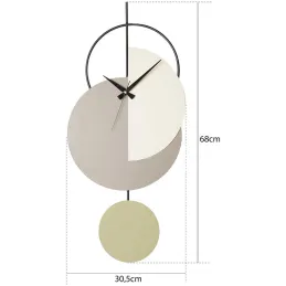Horloge en métal Madeco