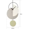 Horloge en métal Madeco
