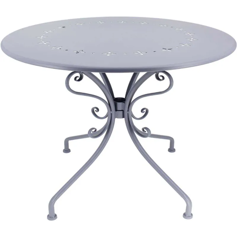 Table ronde en fer 70 cm Belle Époque