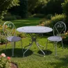 Table ronde en fer 70 cm Belle Époque