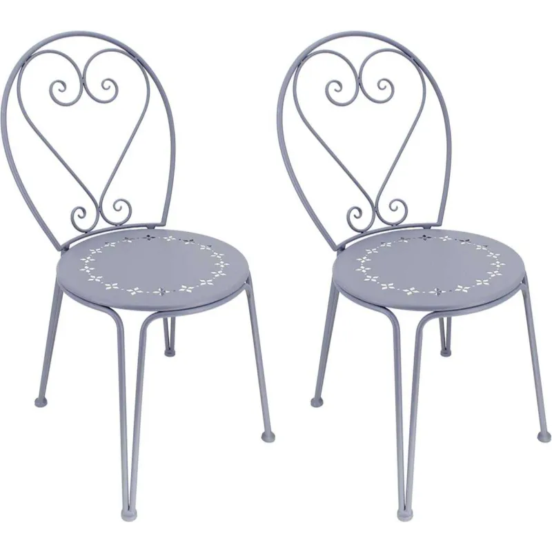 Chaise détente en fer Belle Époque