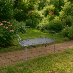 Banc en fer Belle Époque