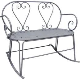 Banc à bascule en fer Belle Époque